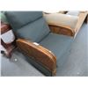 Image 3 : Bamboo w/Rattan Padded Swivel Rocker