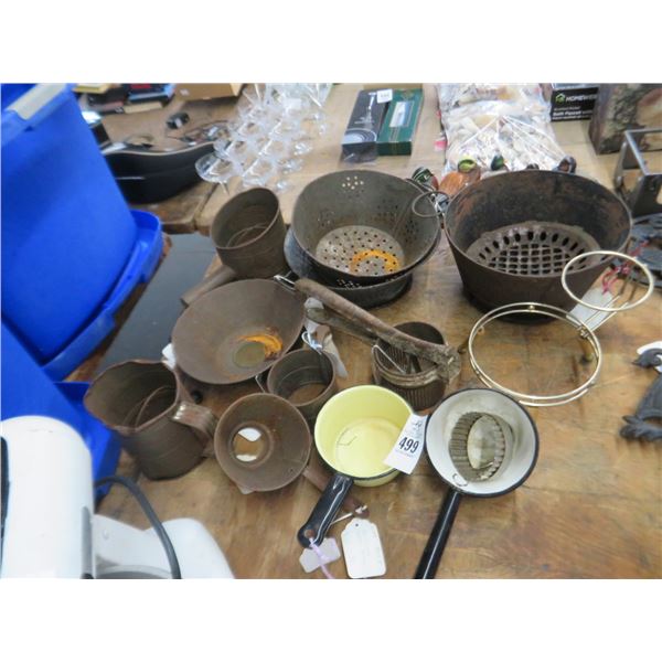 Lot of Vintage Metal Cookware