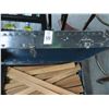 Image 2 : Black Steamer Trunk w/Wood Planks
