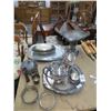 Image 1 : Silverplate Platters, Teapots, Creamer & More