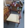 Image 1 : Mahogany Padded Armchair