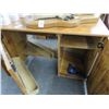 Image 3 : Pine Style Drop Leaf Island Buffet Cabinet