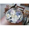 Image 1 : Leaded Stained Glass Hanging Light Fixture