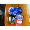 Image 2 : Cord Protectors And Blue Rope Light