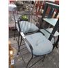 Image 1 : Metal Spindleback Cushioned Patio Bar Stools  (2)