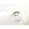 Image 3 : 14K YG Emerald Diamond Ring w/8 Round Emeralds And 12 Round Diamonds 4.6g - Replacement