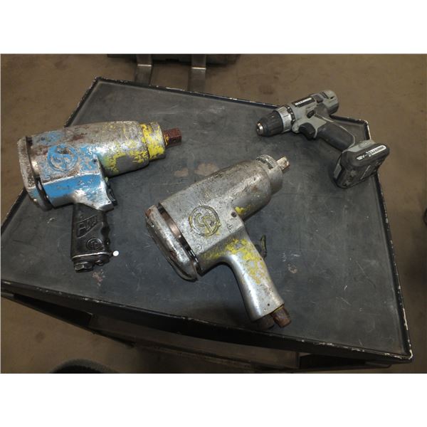 2 3/4" Impact Wrenches & 1 MasterCraft Drill