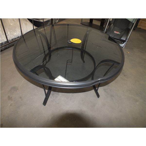 Glass Top Patio Table