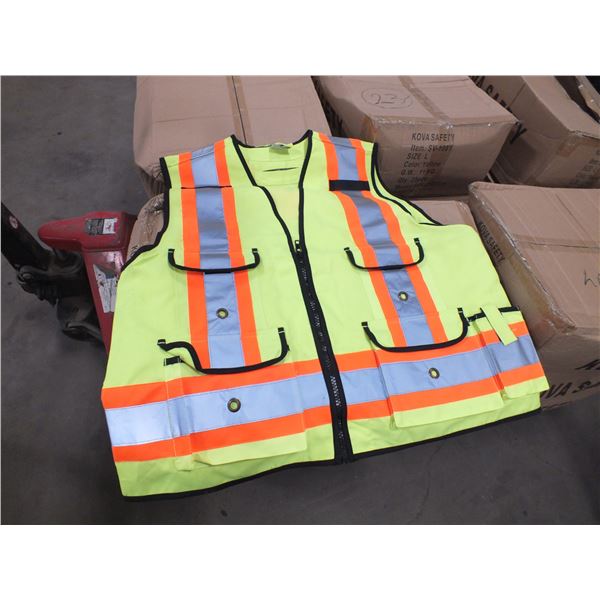 Large Reflective Work Vests