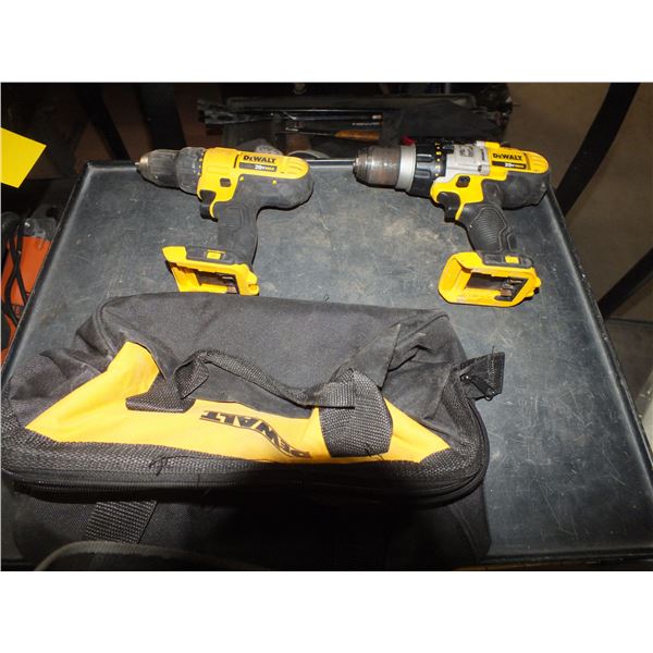 2 Dewalt 20Volt Drills