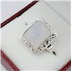Image 6 : Sterling Silver Natural Chalcedony Ring
