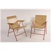 Image 5 : Russel Wright "Samson" folding chairs, set of 4, USA c. 1940