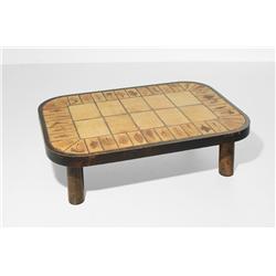 Roger Capron Coffee table, Vallauris, France, c.1950