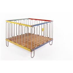 Gilbert Rohde Play Pen circa 1933-1934, Trimble Furniture Co.