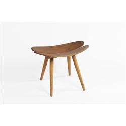 Danish modern stool Denmark c. 1950