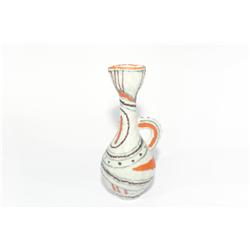 Guido Gambone Vase with handel, Italy c.1950