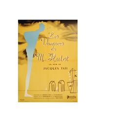 Jacques Tati by P.Etaix  "Les Vacances de M. Hulot", Movieposter 1953