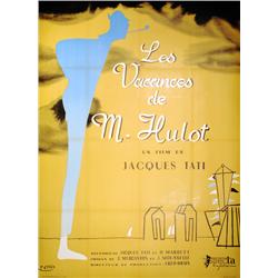 Jacques Tati by P. Etaix "Les Vacances de M. Hulot" Movieposter 1953