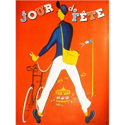 Jacques Tati "Jour de Féte" , French Movieposter 1949
