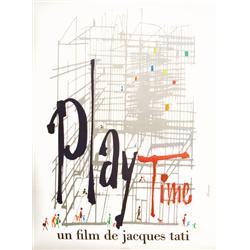 Jacques Tati by Ferracci "Playtime" , French Movieposter 1967