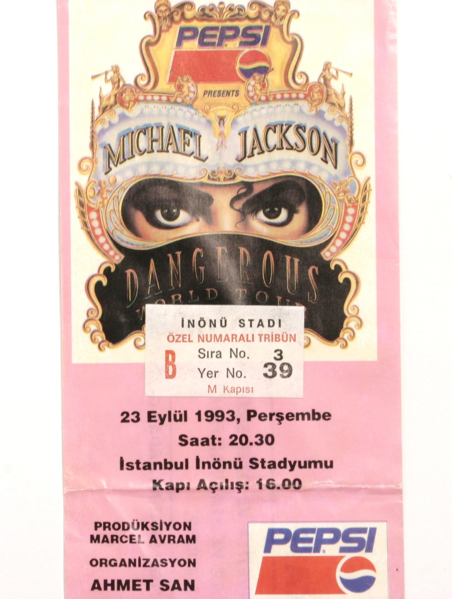 michael jackson dangerous concert