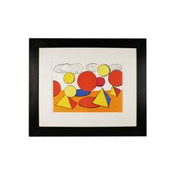 Alexander Calder (1898-1976): Pyramids, Spheres and Clouds c.1970