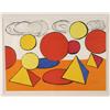 Image 2 : Alexander Calder (1898-1976): Pyramids, Spheres and Clouds c.1970