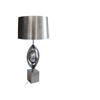 Image 1 : Charles et Files, Inox table lamp, France 1965