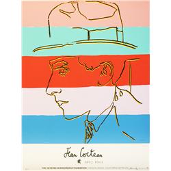 Andy Warhol: Jean Cocteau 1985 Serigraph to The Severin Wunderman Foundation