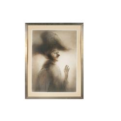 Byron Galvez ( 1941- ): Man with hat 1978