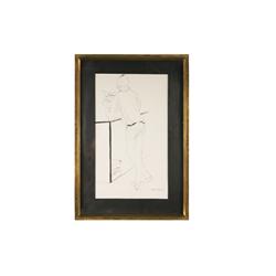 Marysole Wörner Baz ( 1936- ): Man with cigarette 1963