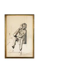 Marysole Wörner Baz ( 1936- ): Boy with cigarette 1963