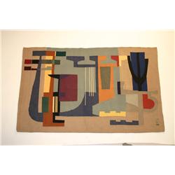 Jacques Douches : As Arvores, tapestry, Sao Paulo c.1961 Studio Abstraction