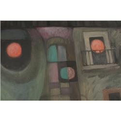 Jorge Gonzalez Camarena ( 1908-1980): The Girl The House, Mexico 1977