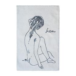 Jose Luis Cuevas ( 1934- ): Nude Tapestry Mexico 1988