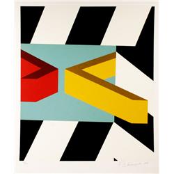 Alan D'Arcangelo ( 1930-1998 ) : Caves 1979