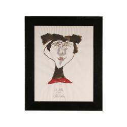 Joze Ciuha ( Slovenia 1924- ): Lady in red 2006