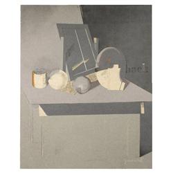 Carlo Guarienti ( Italy 1923-  ): Omaggio a Bach 1983