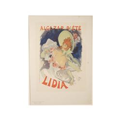 Jules Cheret: Alcazar D'Ete Lidia, 1899