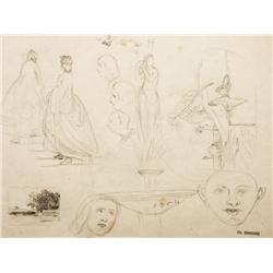 Theodore Chavel: Study for stage design