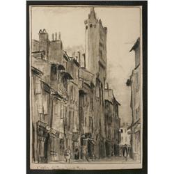 Robert Vallin: Rue de Taur, France 1917