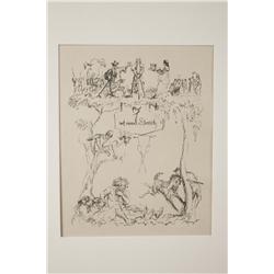 Max Slevolgt: Illustration of Seven in One Blow, Germany 1912 