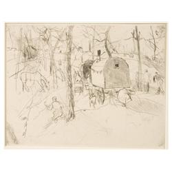 Rudolf Grossman : Gypsy Wagon, Germany 1913