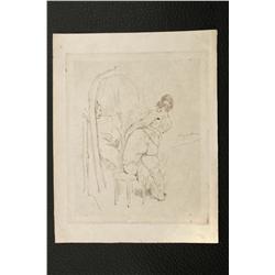 Felician Rops: La Coquette c. 1898