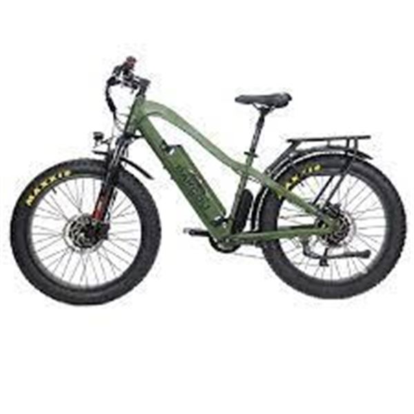 Brand New Bakcou Kodiak AWD E-Bike in Army Green