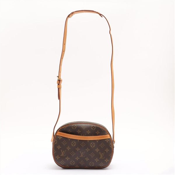 Louis Vuitton Brown Monogram Canvas Leather Blois Crossbody Bag