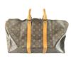 Image 3 : Louis Vuitton Brown Monogram Canvas Leather Keepall 45 cm Duffle Bag