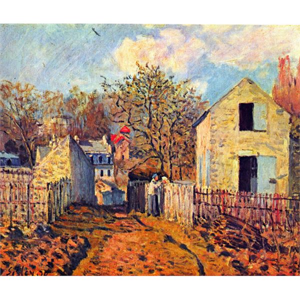 Alfred Sisley - Village of Voisins (now part of Louveciennes)