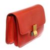 Image 2 : Celine Orange Lizard Skin Leather Medium Box Shoulder Bag