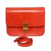 Image 4 : Celine Orange Lizard Skin Leather Medium Box Shoulder Bag